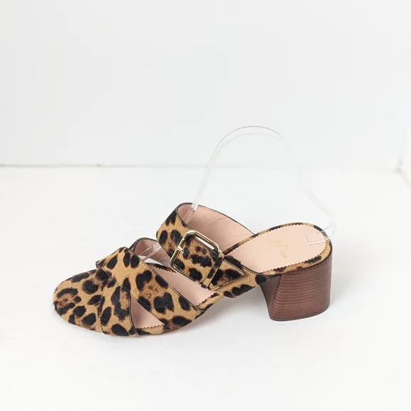 NWOT Jcrew Leopard Penny Slides - Picture 8 of 16